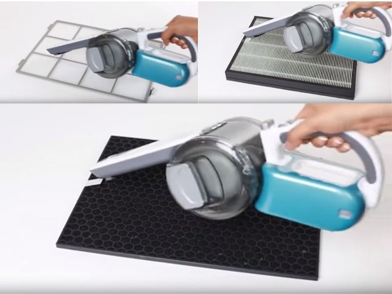 cách vệ sinh máy lọc không khí Sharp 4
