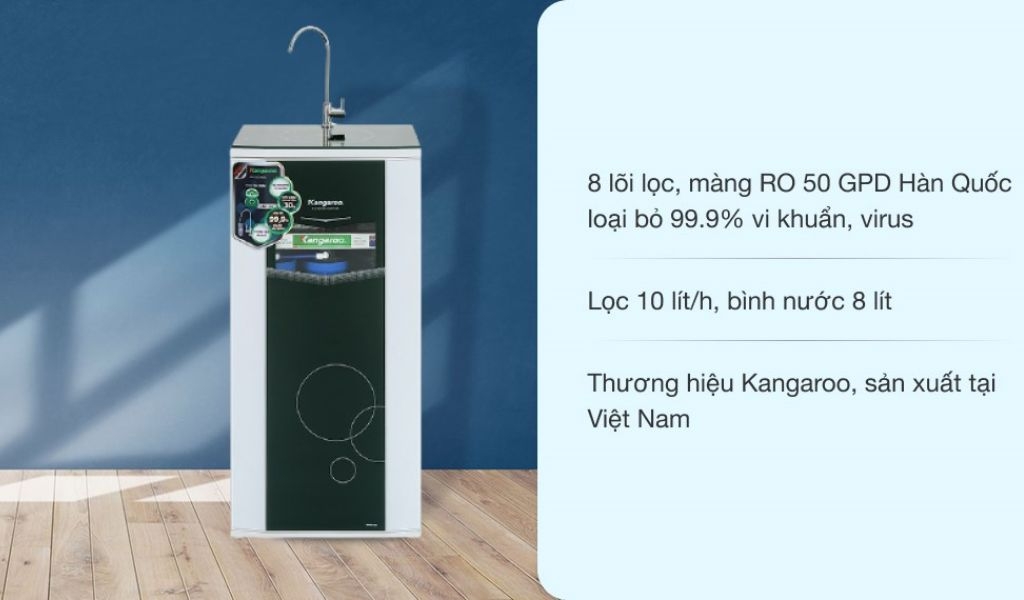 Máy lọc nước giá tầm 3 triệu tốt nhất 2024, nhiều lõi lọc hiện đại, tiện ích thông minh 1