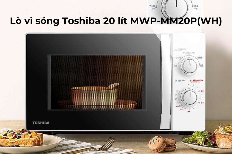 Thiết kế lò vi sóng có kính cường lực và hệ thống đèn chiếu sáng bên trong