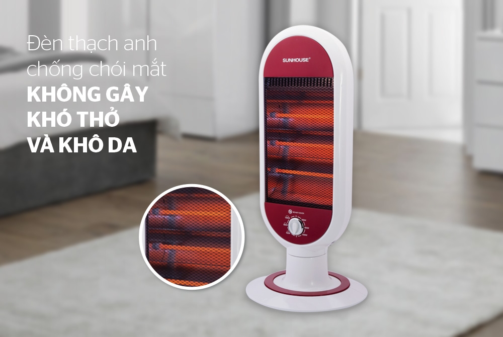 Đèn sưởi điện trở là gì? Cấu tạo và nguyên lý hoạt động của đèn sưởi điện trở 3