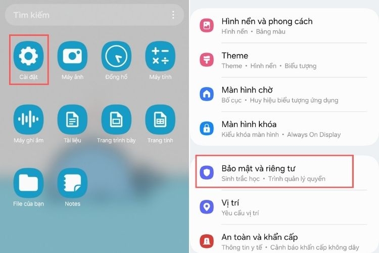 Cách đổi mật khẩu điện thoại Samsung 4
