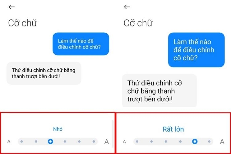 Cách chỉnh cỡ chữ trên Samsung 6