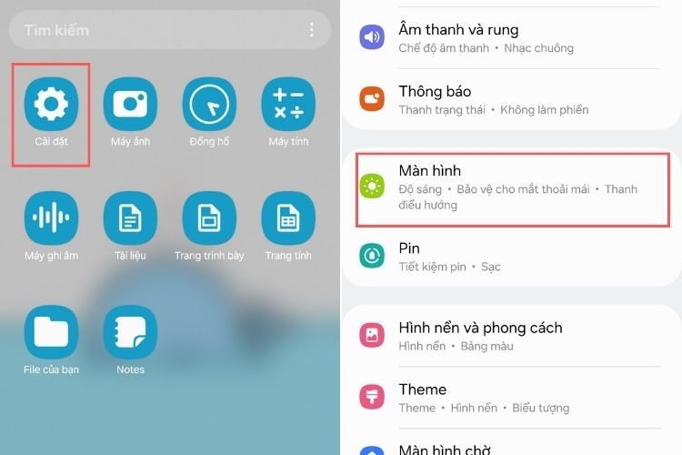 Cách thay đổi kiểu chữ trên điện thoại Samsung 1