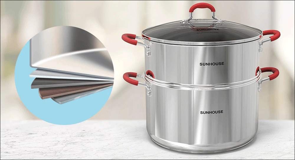 Bộ nồi hấp 2 tầng Sunhouse SHG507-28