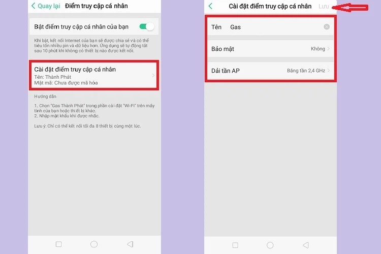 Cách chia sẻ 4G trên OPPO sang điện thoại (Hình 3)