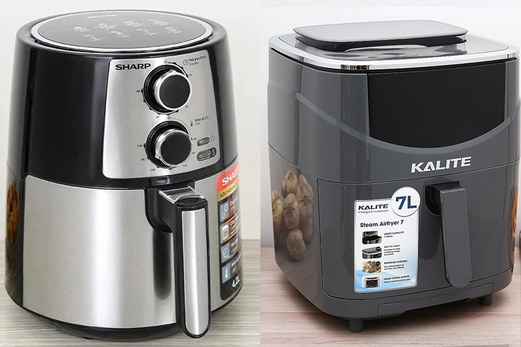 So sánh nồi chiên không dầu Sharp và Kalite (hình 8)