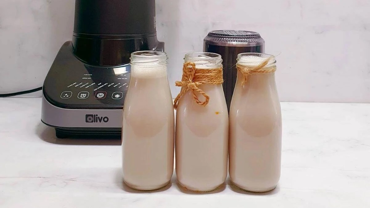 Làm sữa gạo bằng máy làm sữa hạt - Ảnh 4