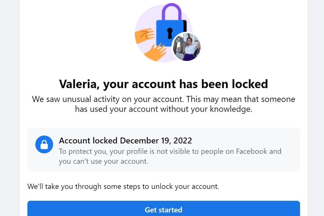 Khóa tạm thời (Facebook Jail)