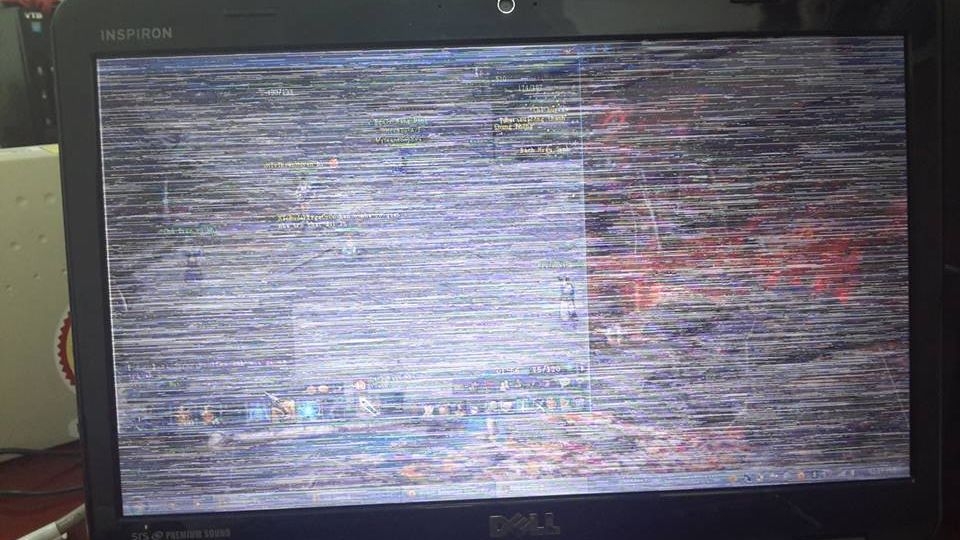Màn hình máy tính bị giật
