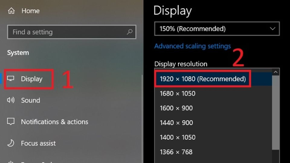 Cách khắc phục màn hình máy tính bị phóng to 3