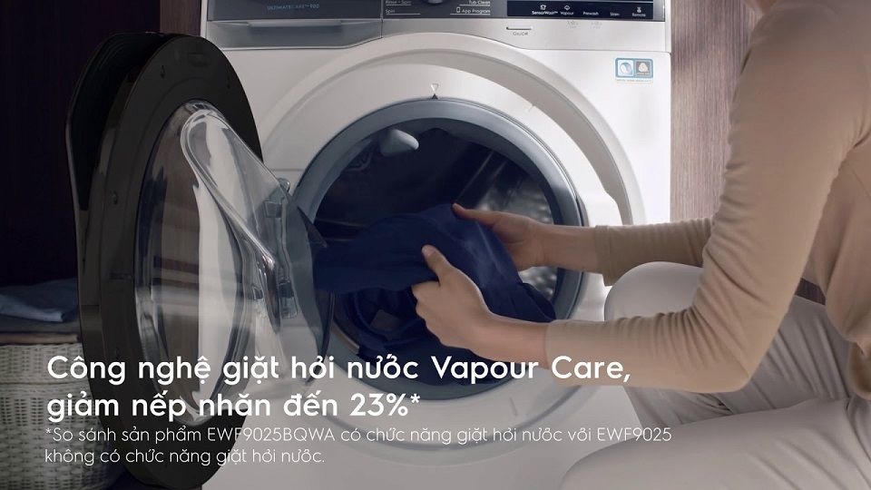 Máy giặt sử dụng công nghệ Vapour Refresh dành cho ai?