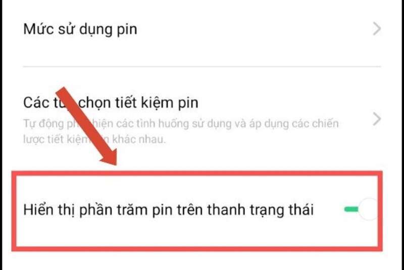 Hiển thị phần trăm pin OPPO (ảnh 6)