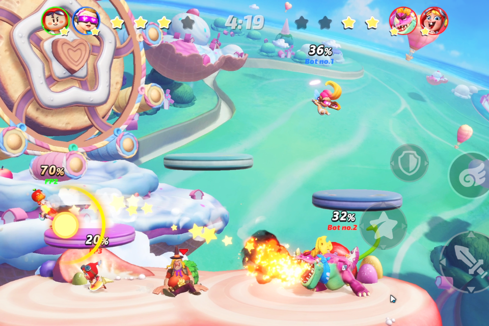 Hệ thống sân đấu đa dạng