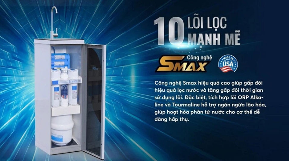 Máy lọc nước Karofi 10 lõi KAQ-O07