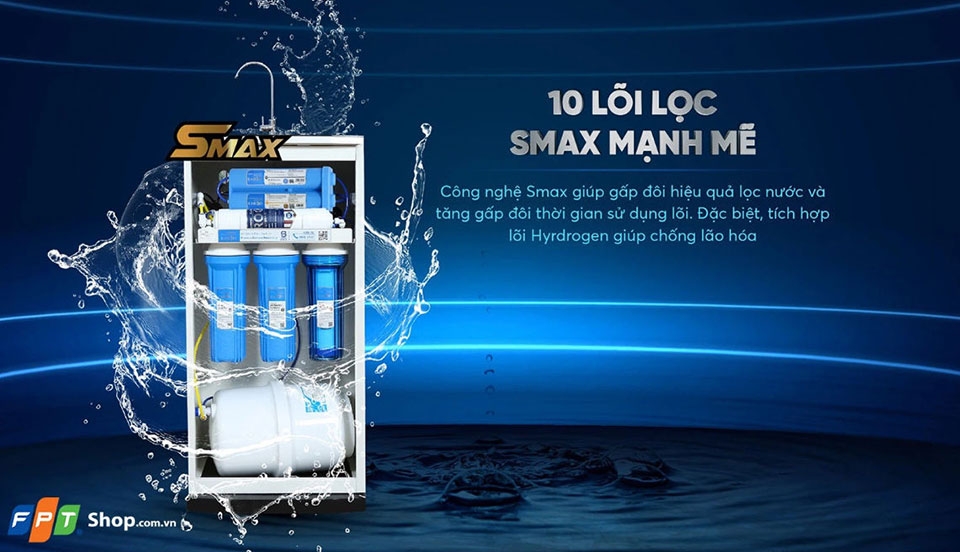 Máy lọc nước Karofi 10 lõi ERO100