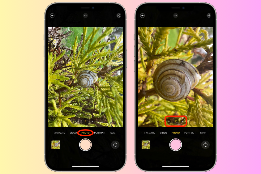 cách chỉnh camera iPhone 13 9