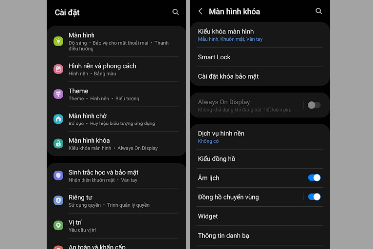 Chạm 2 lần lên màn hình chờ