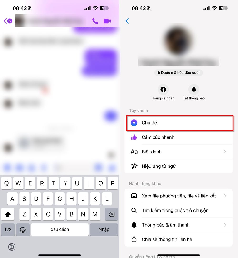 Cách đổi chủ đề Ngày Trái Đất trên ứng dụng Messenger 2