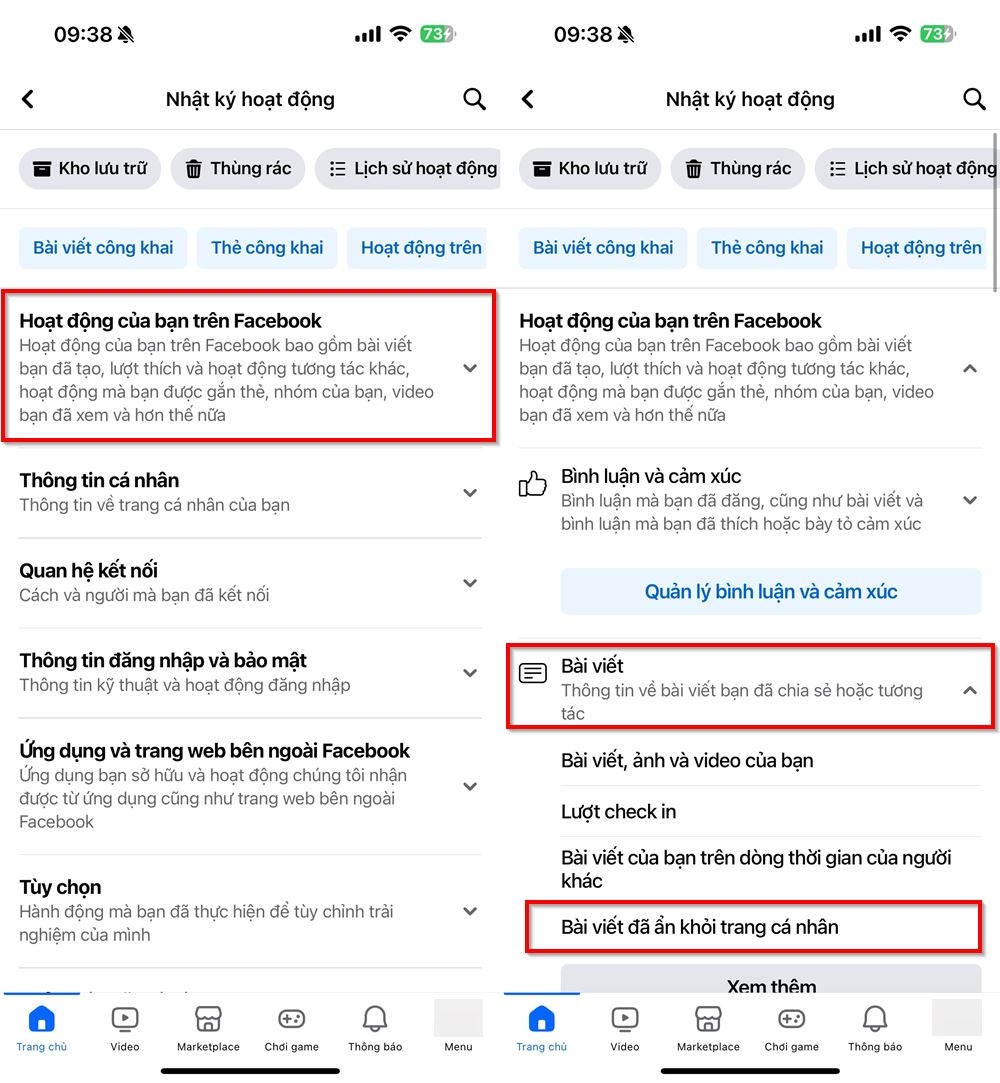 Cách khôi phục bài đăng bị ẩn trên Facebook 2