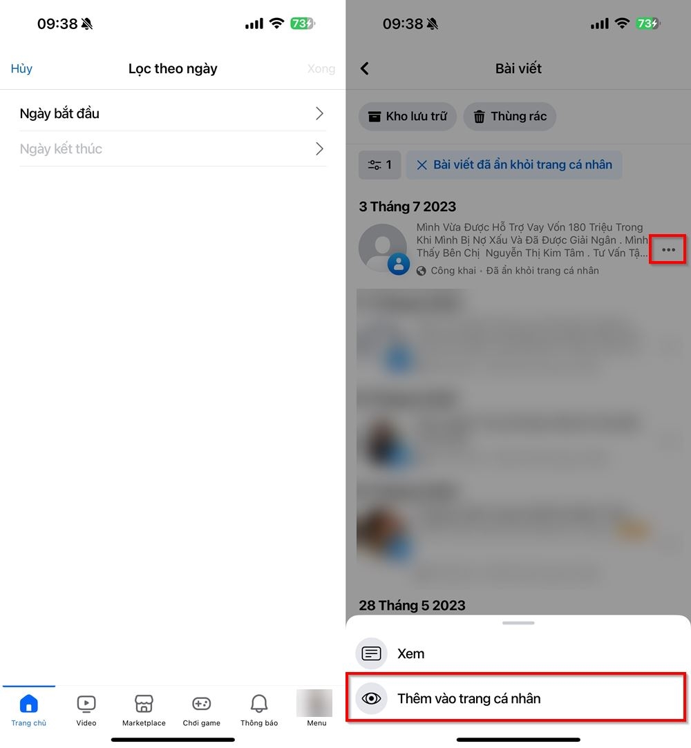 Cách khôi phục bài đăng bị ẩn trên Facebook 4