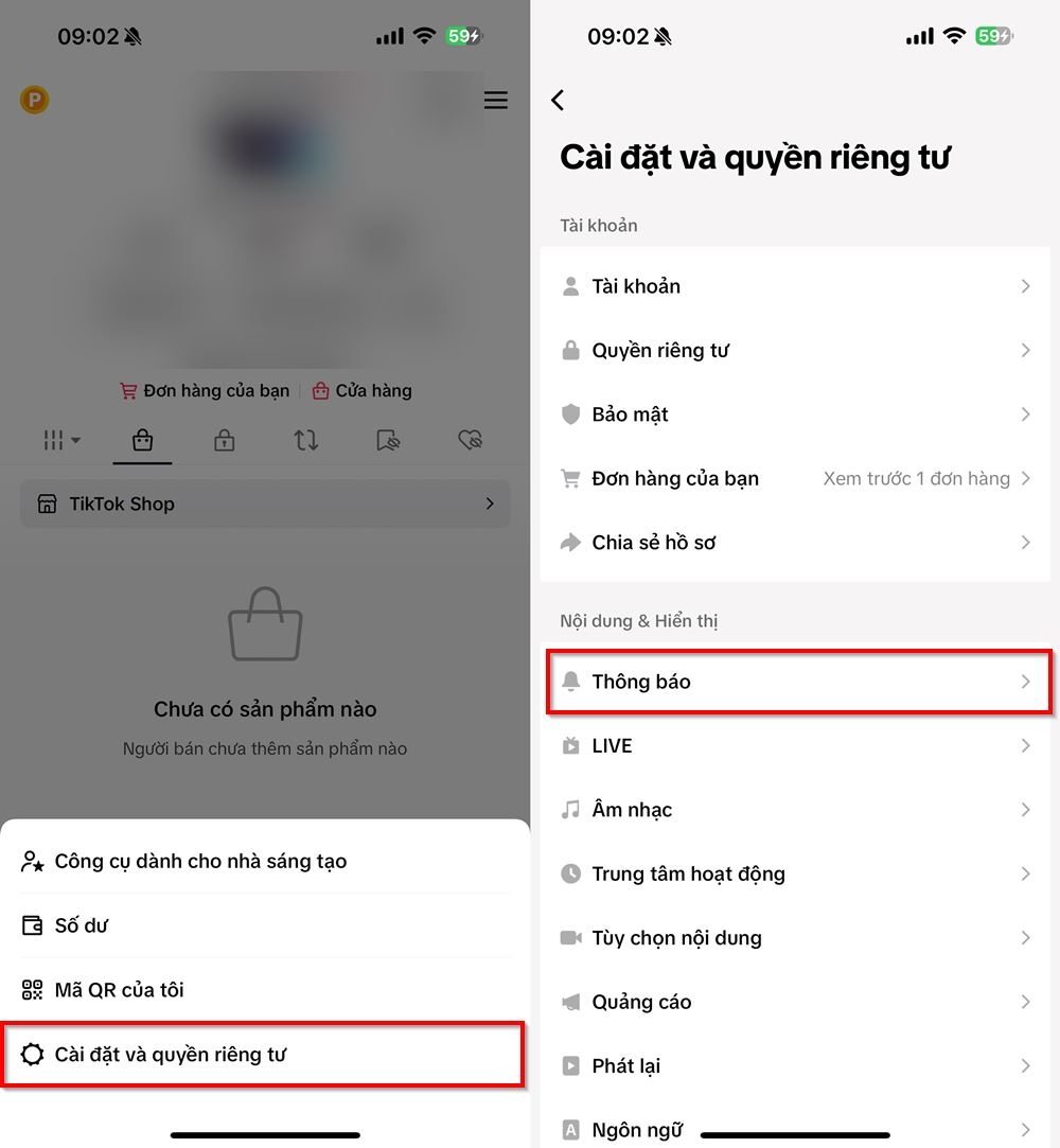 Cách tắt thông báo bài đăng có thể bạn sẽ thích trên TikTok 2
