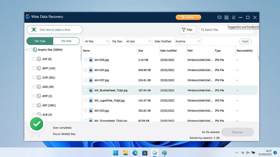 Wise Data Recovery - Ảnh 07