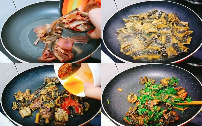 lươn xào lá lốt - ảnh 4