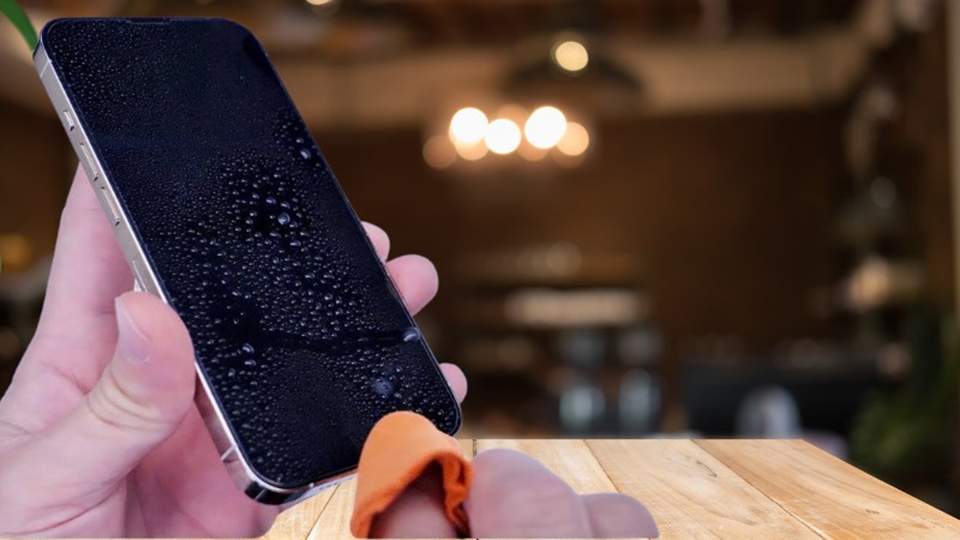 Sử dụng các loại nước đánh bóng chuyên dụng để xoá xước viền iPhone 14 Pro Max