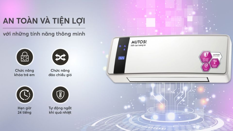 Máy sưởi gốm Ceramic Mutosi MCH-2000