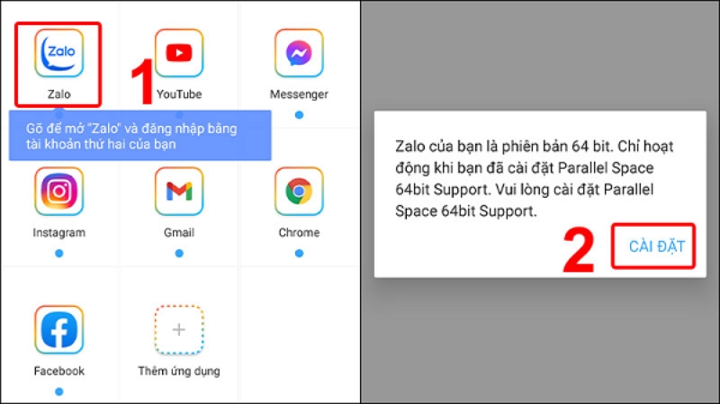 Cách cài đặt 2 Zalo trên điện thoại Samsung (ảnh 10)