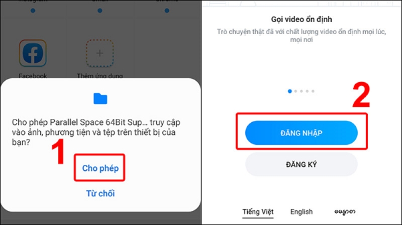 Cách cài đặt 2 Zalo trên điện thoại Samsung (ảnh 13s)