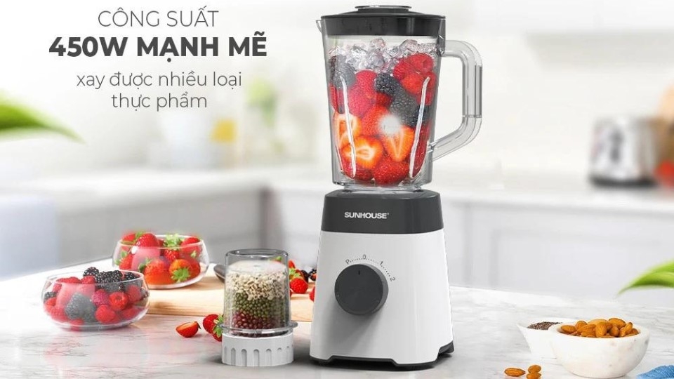 Công suất mạnh mẽ, đa dạng cối xay và nhiều tốc độ xay