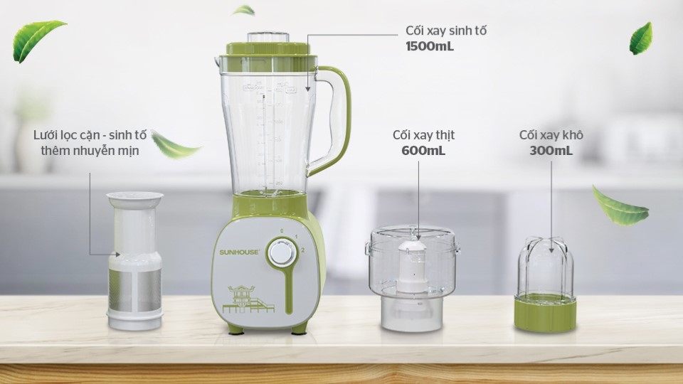 Máy xay sinh tố SUNHOUSE SHD5312G