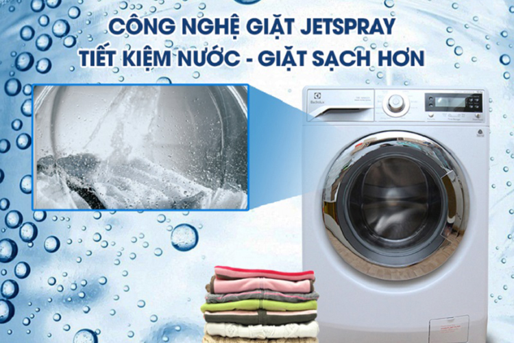 Tìm hiểu những điểm nổi bật của công nghệ Jetspray trên máy giặt Electrolux - hình 3