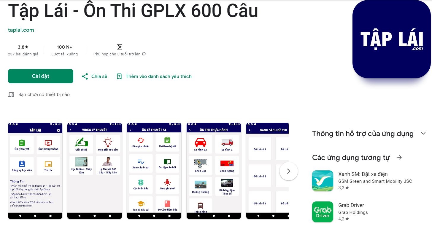 phần mềm học lái xe ô tô 1