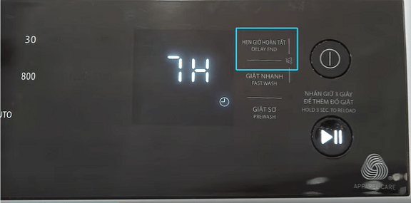 cách hẹn giờ máy giặt Toshiba - Ảnh 1