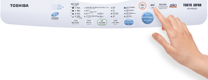 cách hẹn giờ máy giặt Toshiba - Ảnh 2