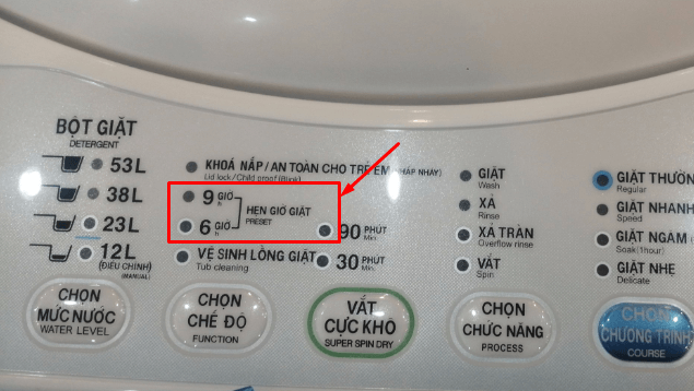cách hẹn giờ máy giặt Toshiba - Ảnh 5