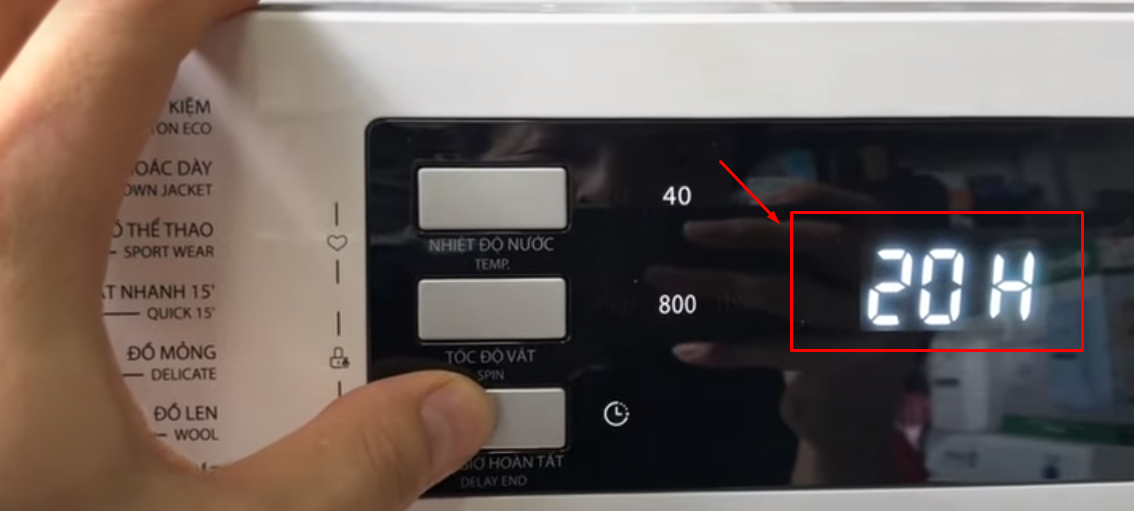 cách hẹn giờ máy giặt Toshiba - Ảnh 7
