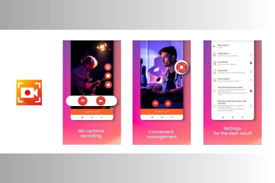 phần mềm quay màn hình điện thoại BBB Rec Screen Recorder