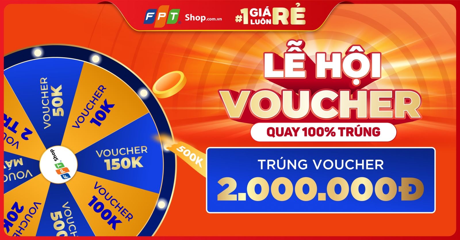 Lễ hội voucher: Ngàn voucher online với giá trị đến 2 triệu đồng, click để nhận ngay! 3