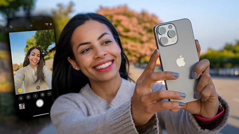 camera trước iPhone bị mờ 5