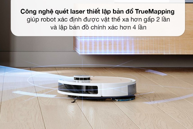 Cụm laser có nắp trên robot hút bụi Ecovacs có điểm gì đặc biệt hấp dẫn hay không? - hình 3
