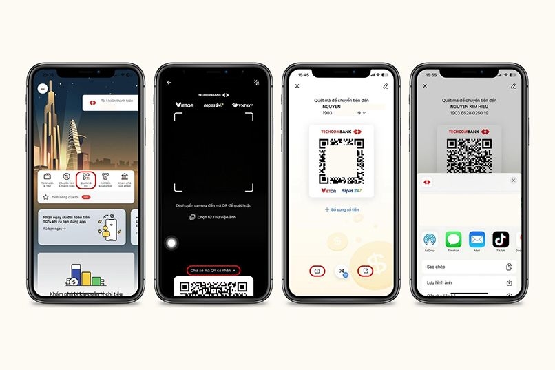 Hướng dẫn cách quét mã QR trên Techcombank - 2