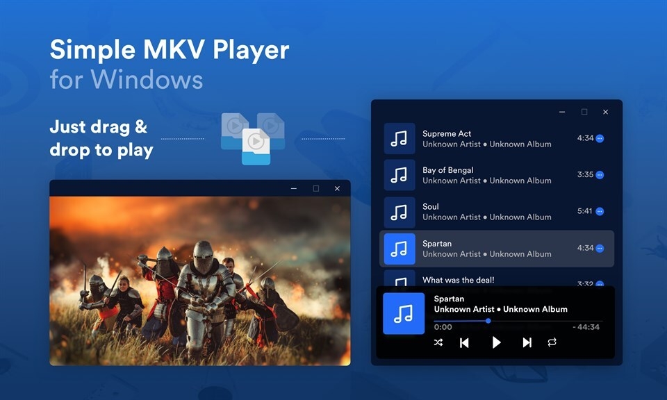 phần mềm xem video trên PC MKV Player