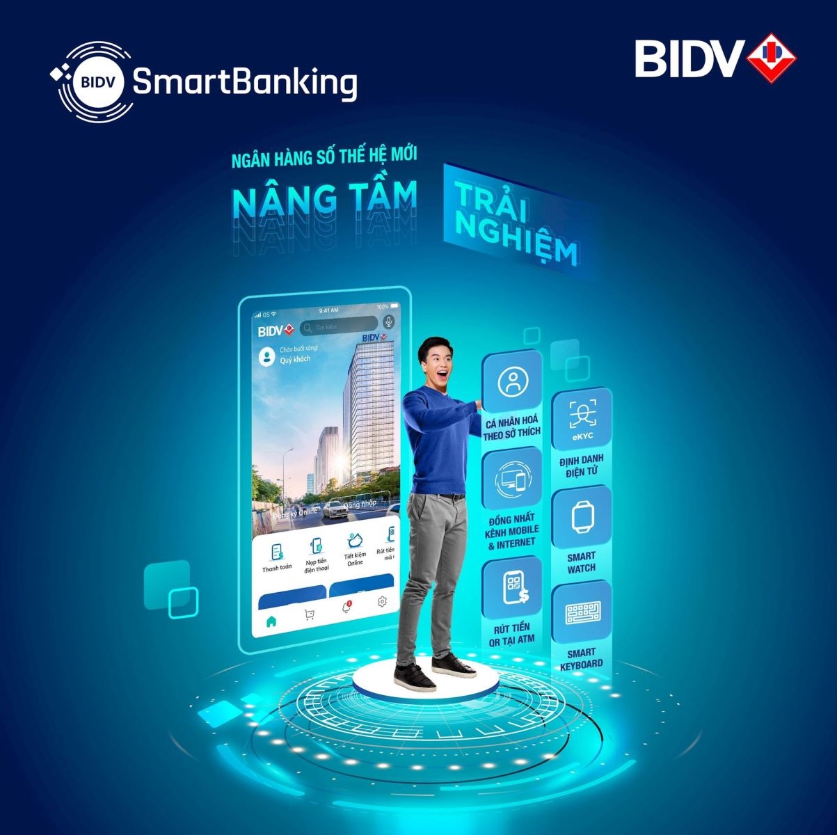 chuyển đổi smartbanking bidv sang thiết bị khác, smartbanking bidv là gì