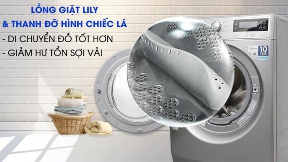 Cấu tạo lồng giặt Lily