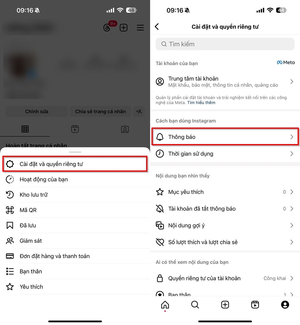 Cách tắt thông báo sinh nhật trên Instagram 2