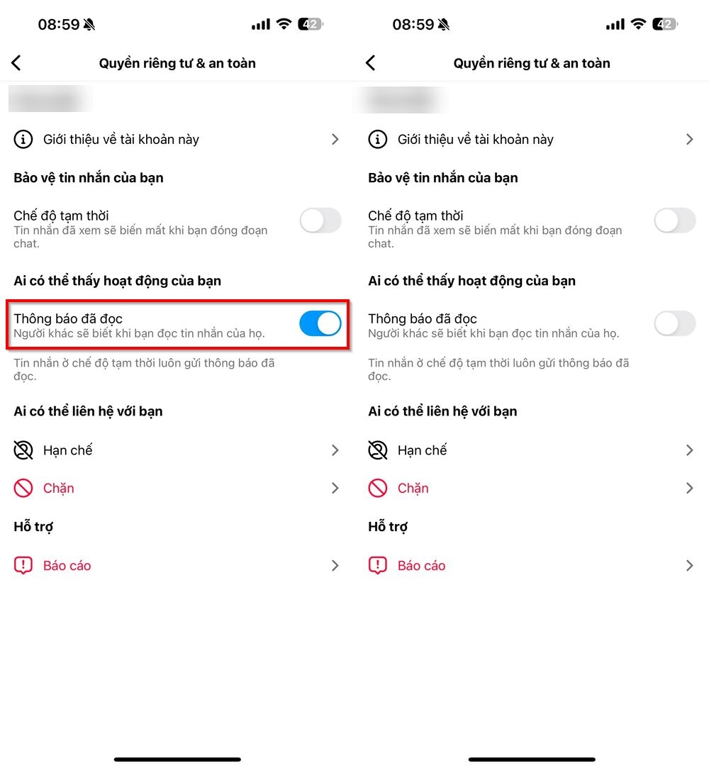 Cách tắt thông báo đã đọc với một người cụ thể trên Instagram 3