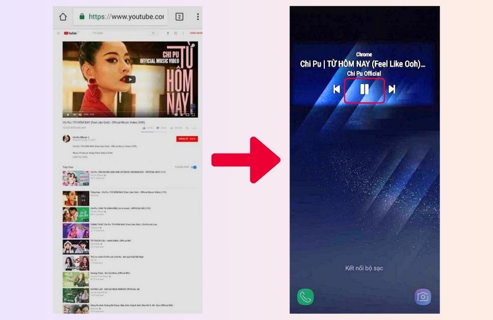Cách nghe nhạc trên YouTube khi tắt màn hình Samsung (ảnh 3)